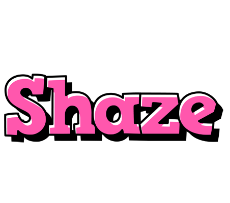 Shaze girlish logo