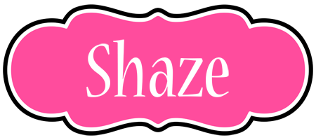 Shaze invitation logo