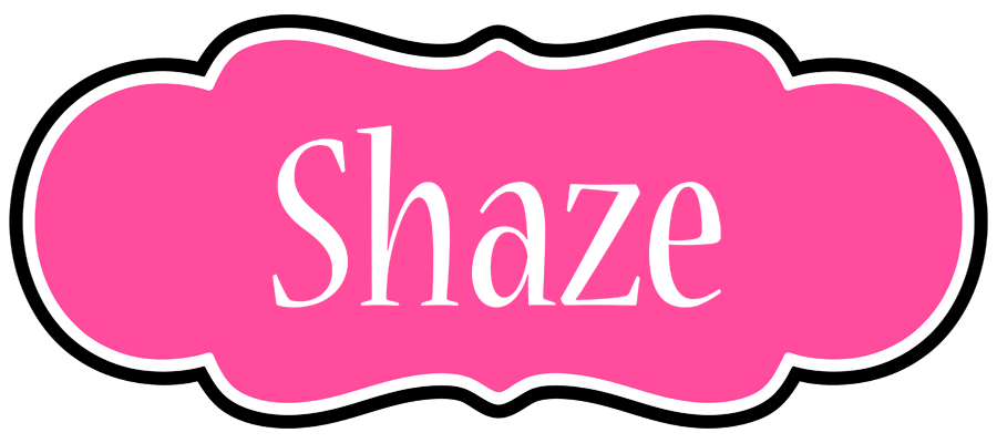 Shaze invitation logo