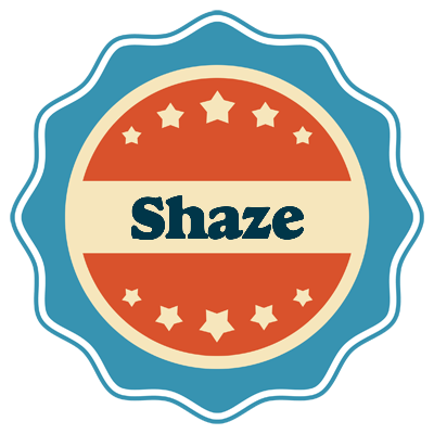 Shaze labels logo