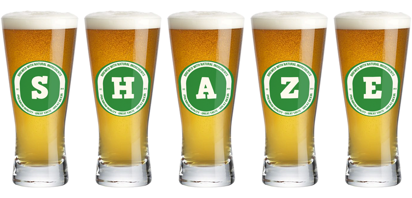 Shaze lager logo