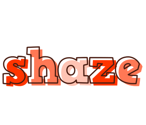 Shaze paint logo