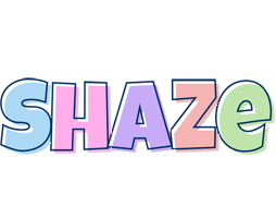 Shaze pastel logo