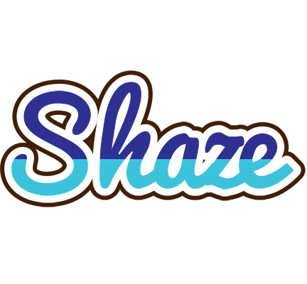 Shaze raining logo