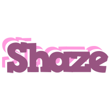 Shaze relaxing logo