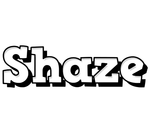 Shaze snowing logo