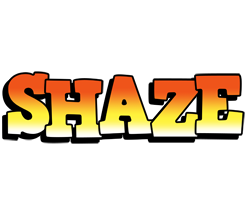 Shaze sunset logo