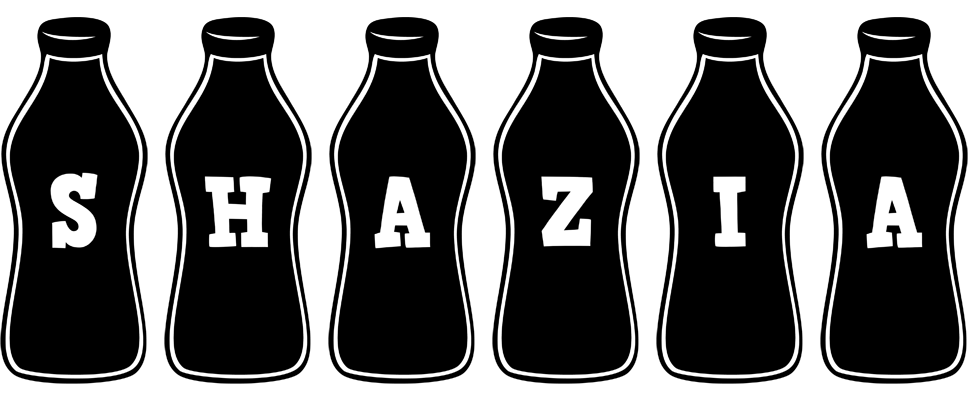 Shazia bottle logo