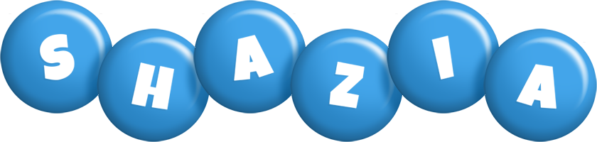 Shazia candy-blue logo