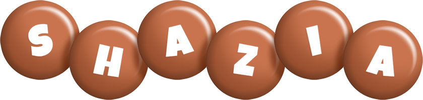 Shazia candy-brown logo