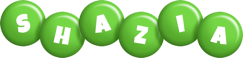 Shazia candy-green logo