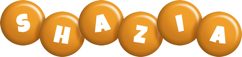 Shazia candy-orange logo