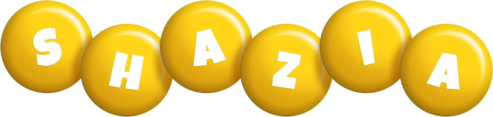 Shazia candy-yellow logo