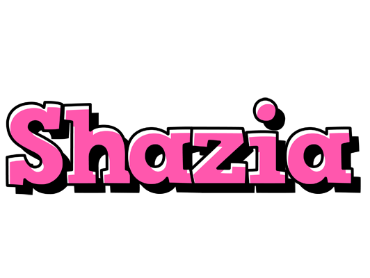 Shazia girlish logo