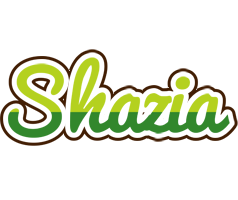 Shazia golfing logo