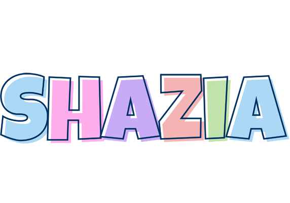 Shazia pastel logo