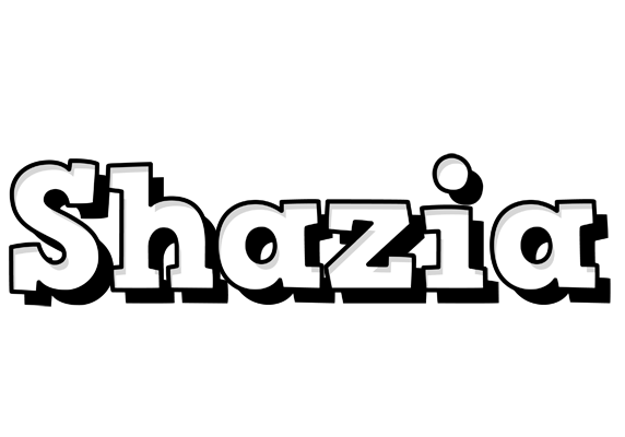 Shazia snowing logo