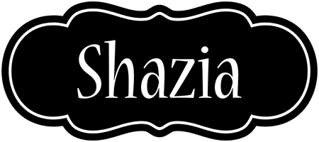 Shazia welcome logo