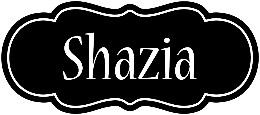 Shazia welcome logo