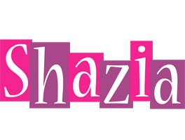 Shazia whine logo