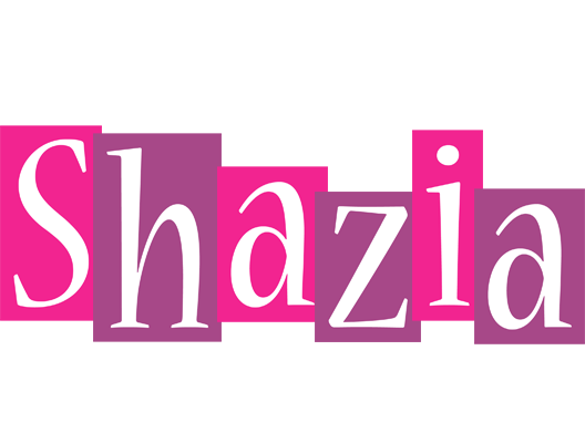 Shazia whine logo