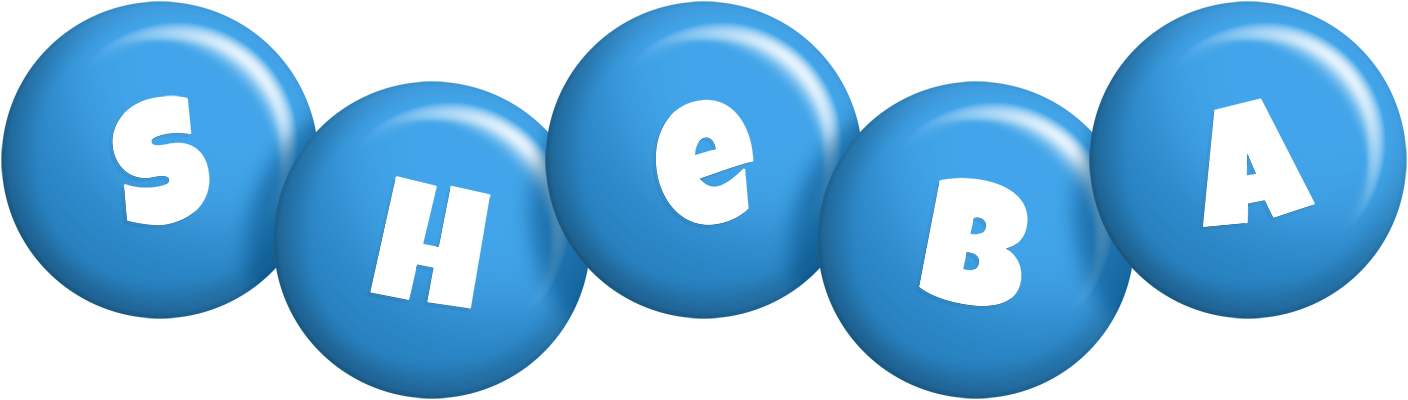 Sheba candy-blue logo