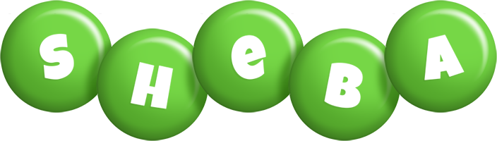 Sheba candy-green logo