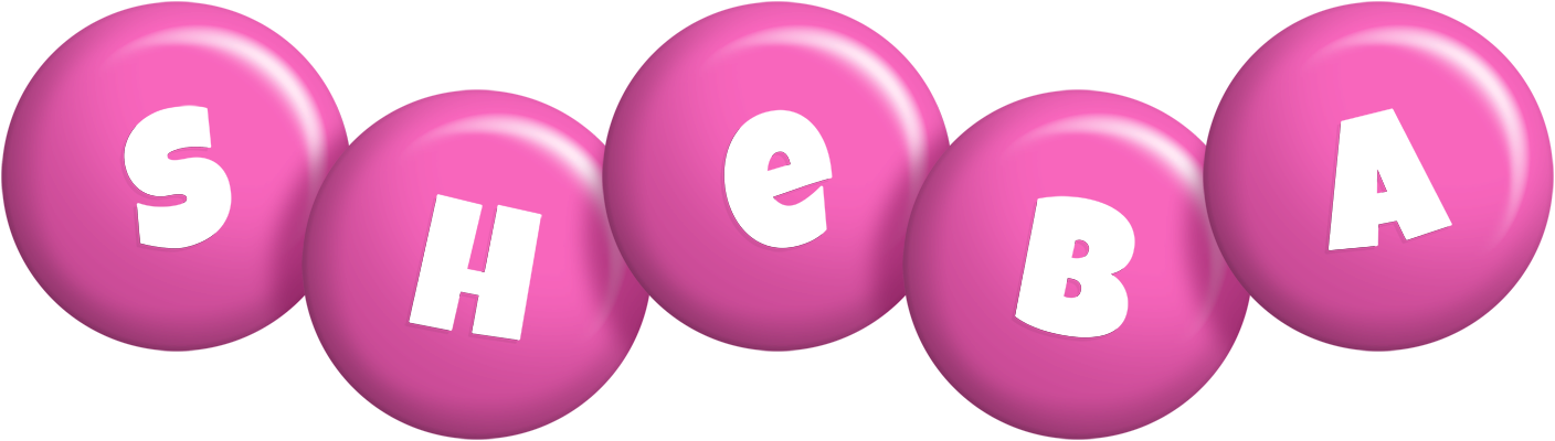 Sheba candy-pink logo