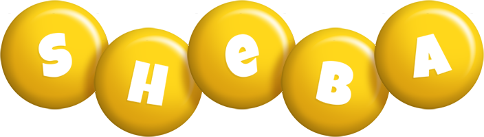 Sheba candy-yellow logo