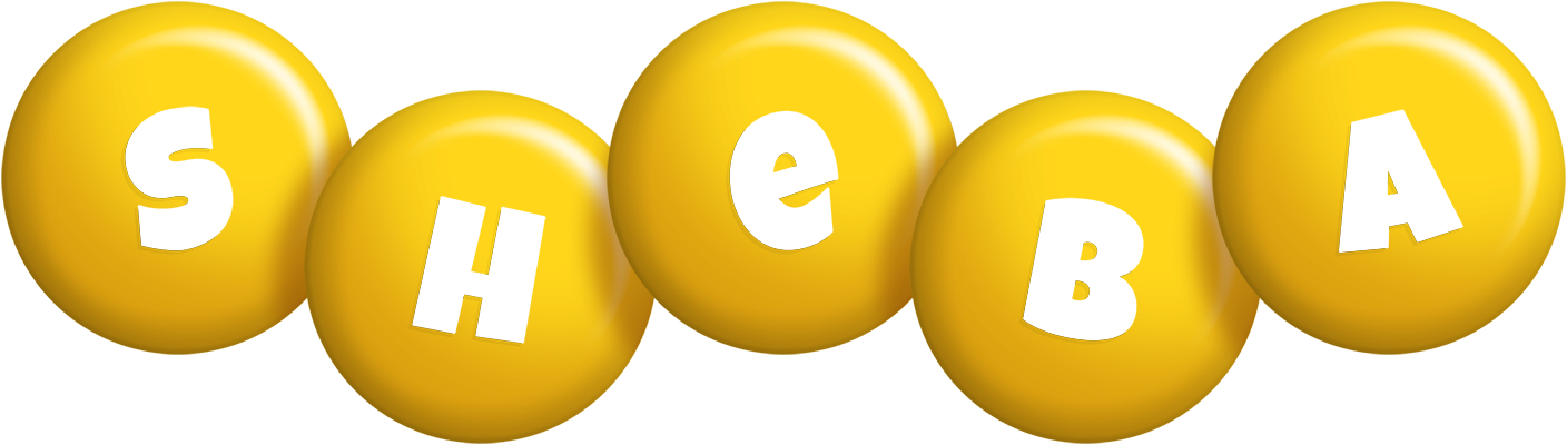 Sheba candy-yellow logo