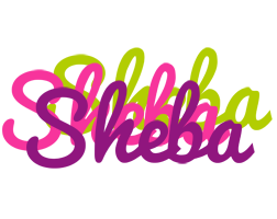 Sheba flowers logo