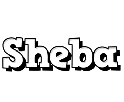 Sheba snowing logo