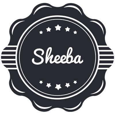 Sheeba badge logo