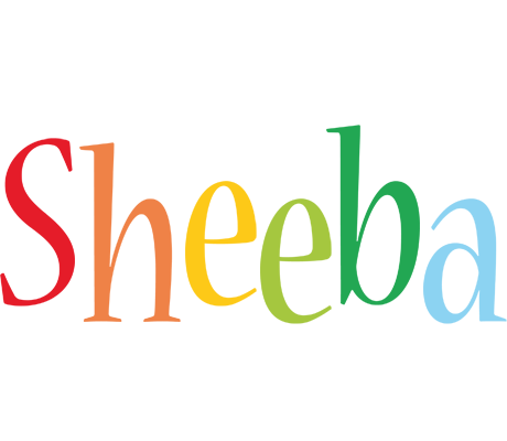 Sheeba birthday logo