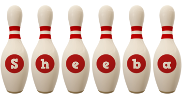 Sheeba bowling-pin logo