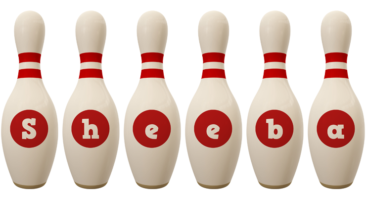 Sheeba bowling-pin logo