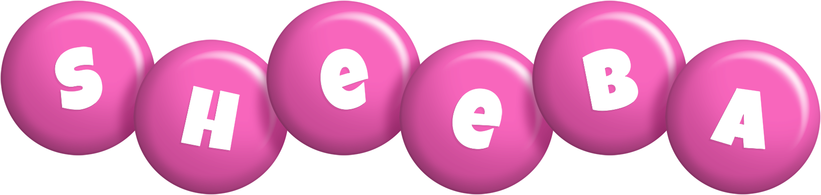 Sheeba candy-pink logo