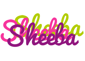 Sheeba flowers logo