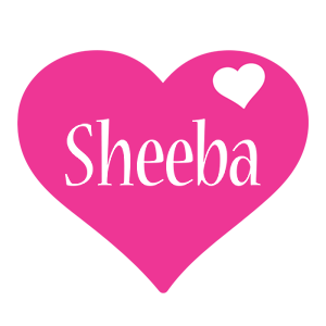 Sheeba love-heart logo