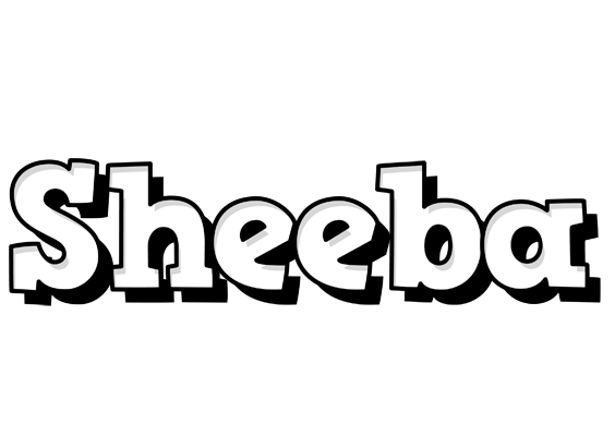 Sheeba snowing logo