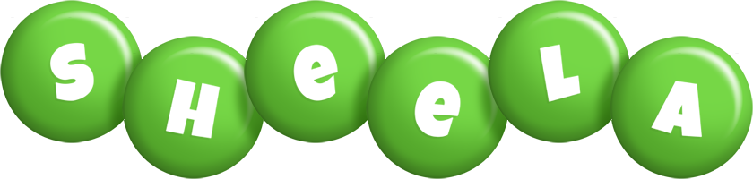 Sheela candy-green logo