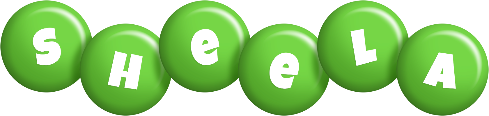 Sheela candy-green logo