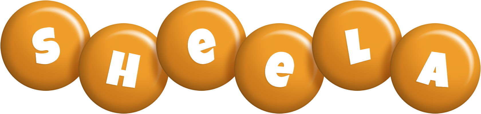 Sheela candy-orange logo