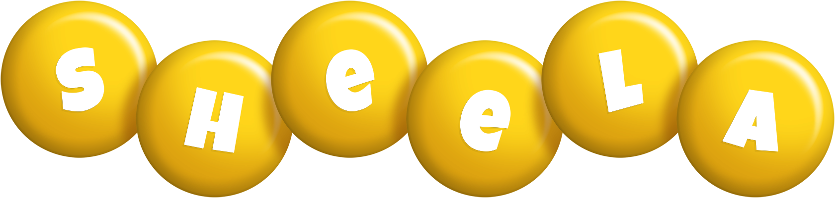 Sheela candy-yellow logo