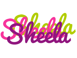 Sheela flowers logo
