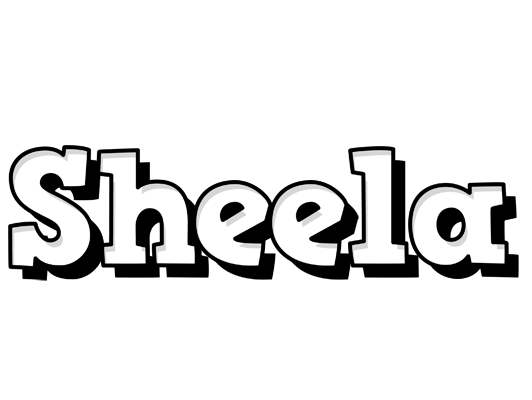 Sheela snowing logo