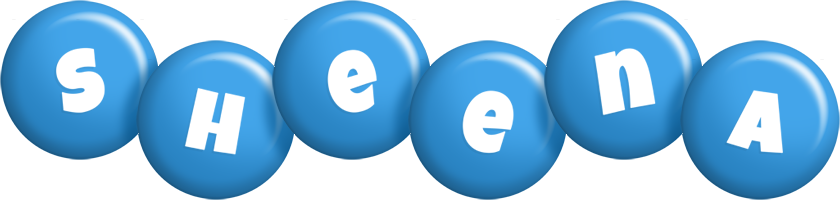 Sheena candy-blue logo