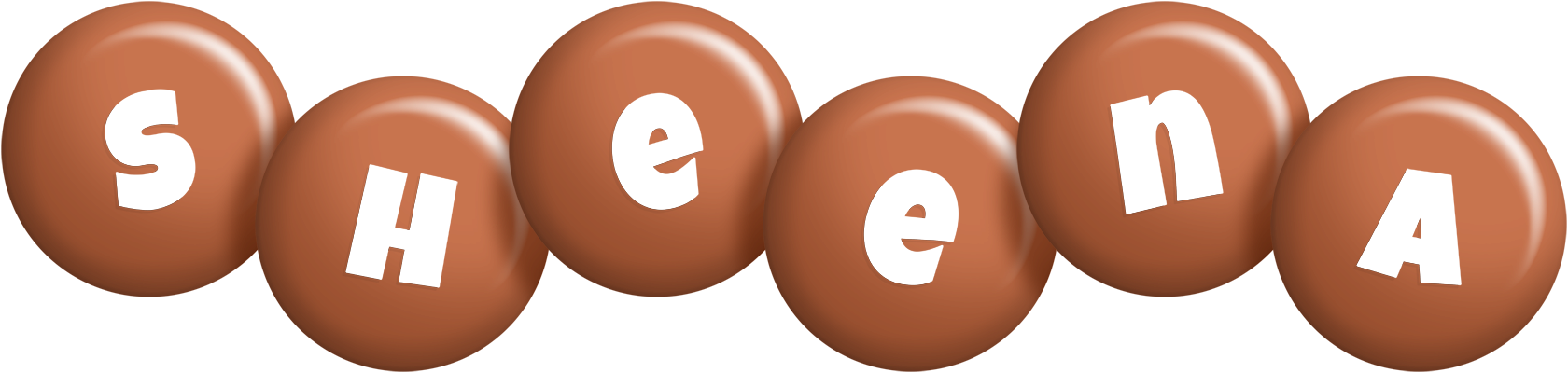 Sheena candy-brown logo