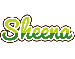 Sheena golfing logo