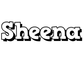 Sheena snowing logo
